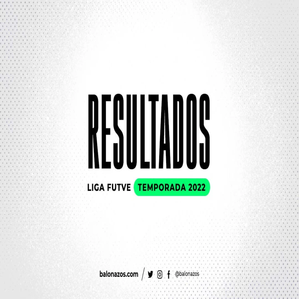 Resultados y Fichas Técnicas de la Jornada N° 6 de la Liga FUTVE 2022